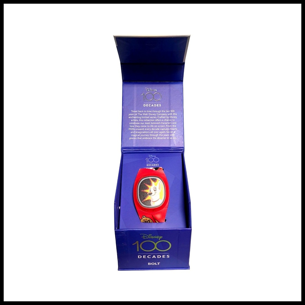 Disney 100 Decades Bolt MagicBand+ Limited Edition Series 9 of 10 Red New